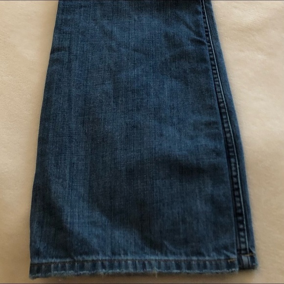 X2 Jeans 33 waist Distressed Blue Jeans Vintage Timeless Chic Streetwear Boho - Picture 8 of 9